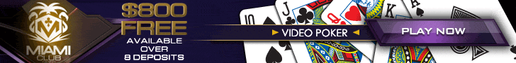 Miami Club VideoPoker 728x90
